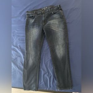 Dark wash jeans men